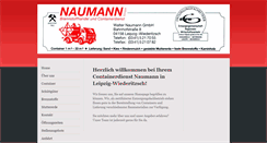 Desktop Screenshot of naumann-containerdienst.de
