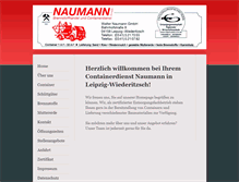 Tablet Screenshot of naumann-containerdienst.de